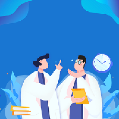 辟谣专栏蓝色插画公众号次图背景