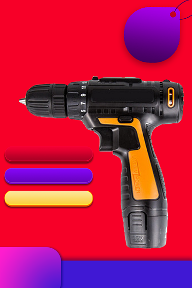 五金工具促销时尚简约电商主图背景