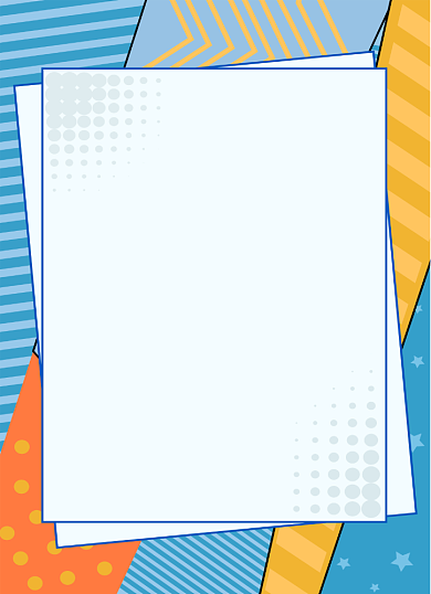 毕业季寄语边框卡通点线创意信纸背景