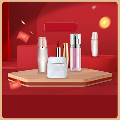 双十二促销狂欢美妆时尚手机方图背景