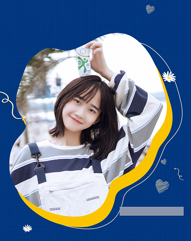 春季女装上新网红风小清新电商海报背景