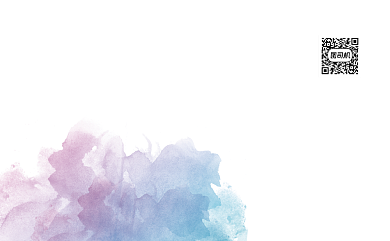 水彩美妆美容名片背景