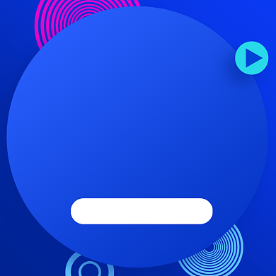 会员招募扁平几何方形海报背景