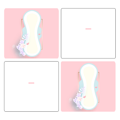 卫生巾夜用日用品淘宝主图直通车模板背景