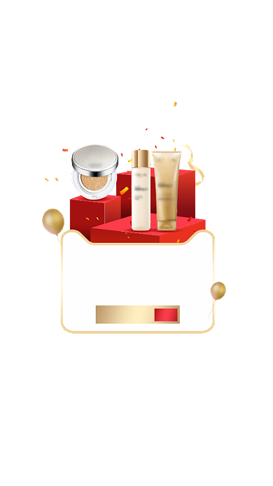 国庆彩妆周美妆护肤香水入会促销弹窗背景