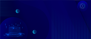 年终地产PK榜蓝色炫酷公众号首图背景