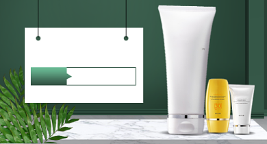 夏季清爽护肤品钻展电脑端手机端背景