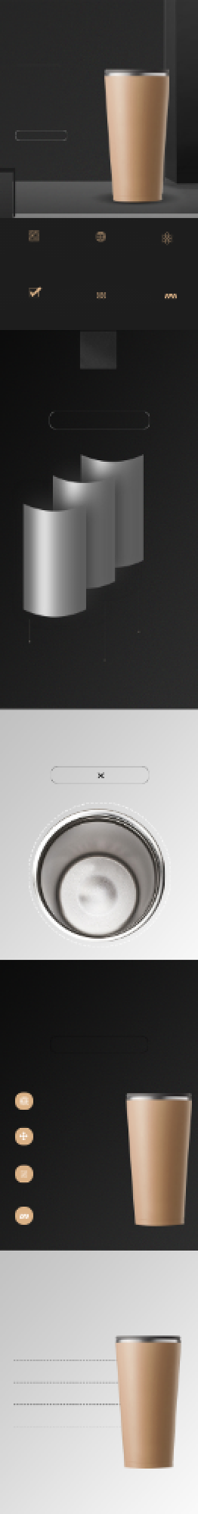 咖啡杯杯子生活用品详情页背景