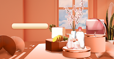 简约粉丝狂欢节双十一活动海报背景