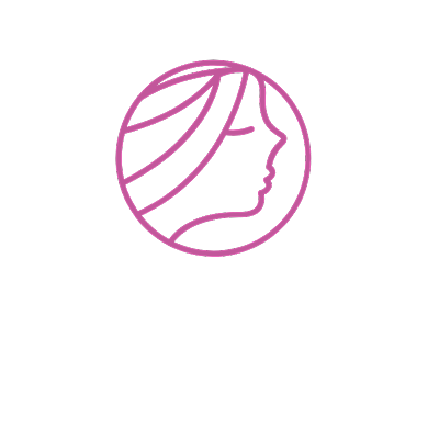 大气简约美女图形电商微商logo背景