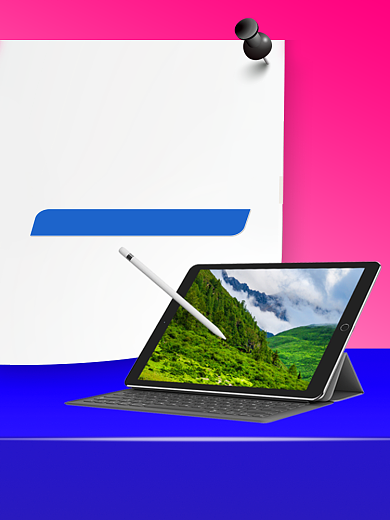 科技产品促销时尚简约电商主图背景