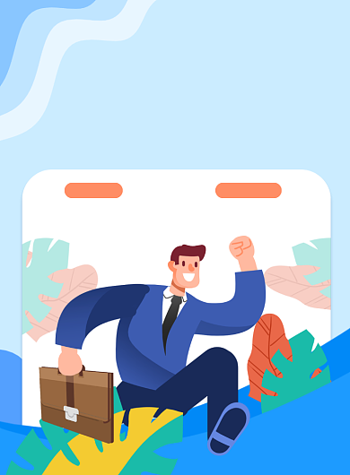 招聘兼职创意手绘插画印刷海报背景