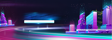 户外运动动感动力速度城市流光全屏海报banner背景