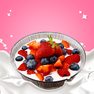 饮品酸奶饿了么主图背景