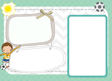 足球运动手抄报小报背景