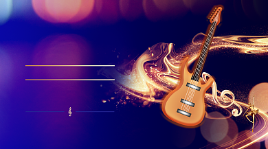 年底音乐盛典新年音乐会广告banner背景