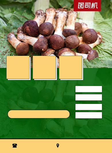 农产品展销会绿色简约印刷海报背景