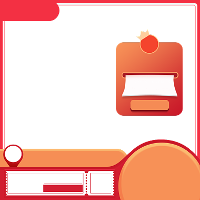 双旦活动直播主图优惠券直通车背景