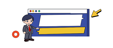 求职招聘简约插画公众号logo背景