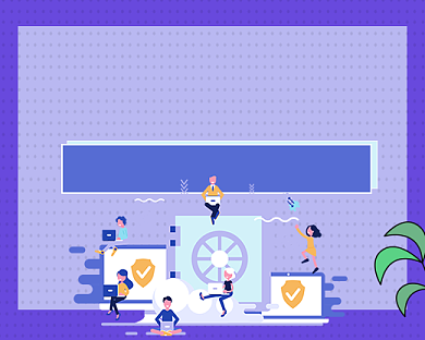 财富增长投资理财插画小程序封面背景