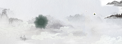 手绘风女装中国风春上新海报模板背景