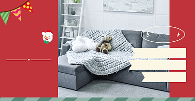 圣诞节家居家具活动海报banner背景