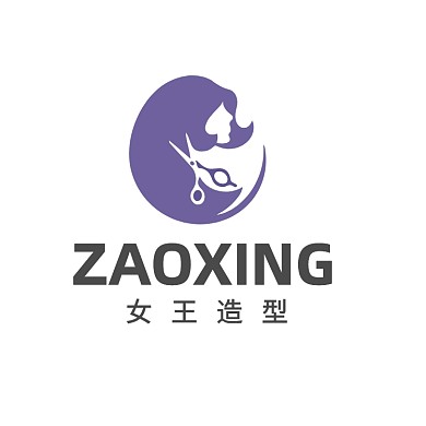 女王理发店剪头美发造型LOGO