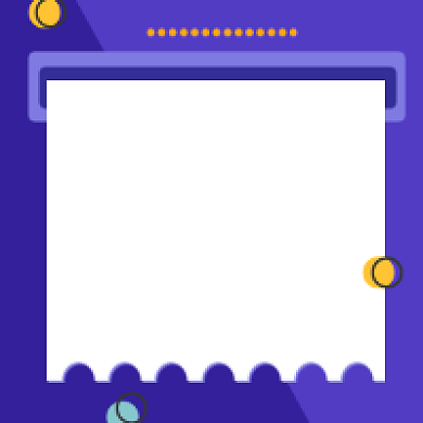 年度账单几何简约公众号次图背景