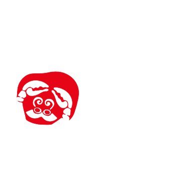 螃蟹辣炒海鲜大排档LOGO背景