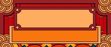 卡通手绘春节档电影新媒体首图背景