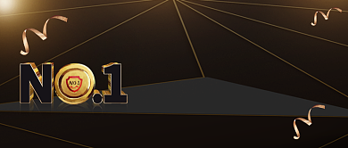 年末销售冠军大气黑金色公众号首图背景