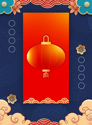 牛年开工大吉创意中国风印刷海报背景