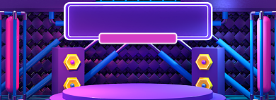 元旦新年梦造场C4D海报banner背景