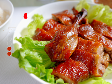 美团主图北京烤鸭美食烧烤背景