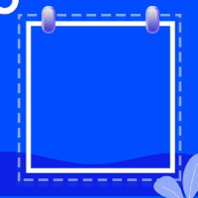 运营成长蓝色几何公众号次图背景