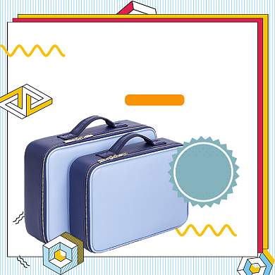 简约文艺清新化妆包收纳包笔袋文具主图背景