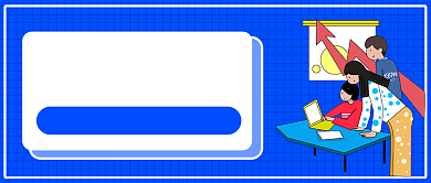 蓝色金融理财新媒体首图背景