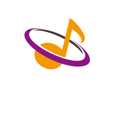 简洁音乐标志LOGO背景