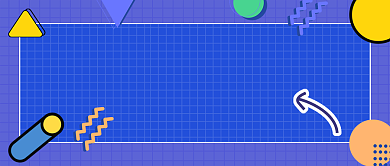 新年行动清单蓝色孟菲斯公众号首图背景
