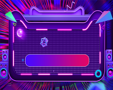 双11狂欢促销紫色时尚小程序封面背景