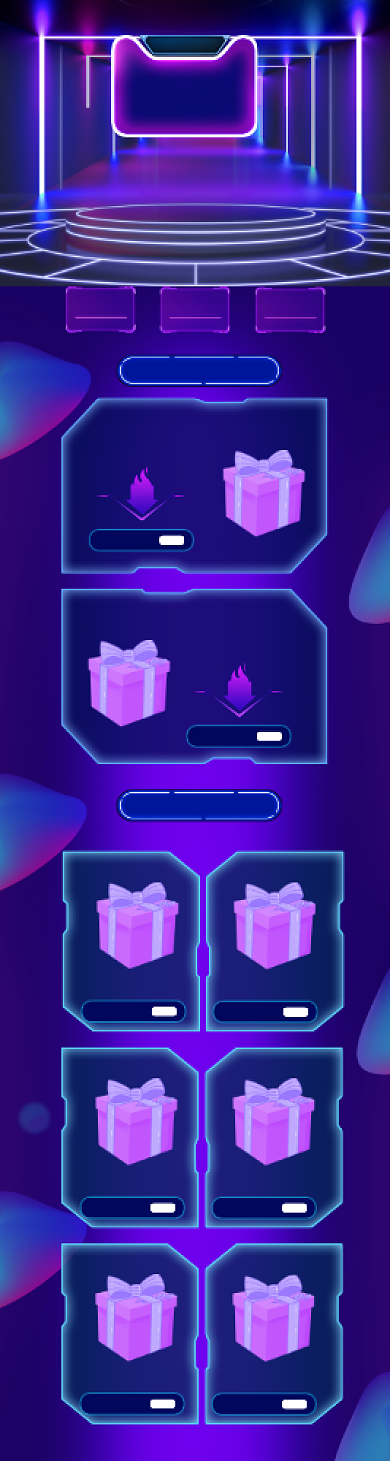 蓝紫色炫酷双十二年终大促首页背景