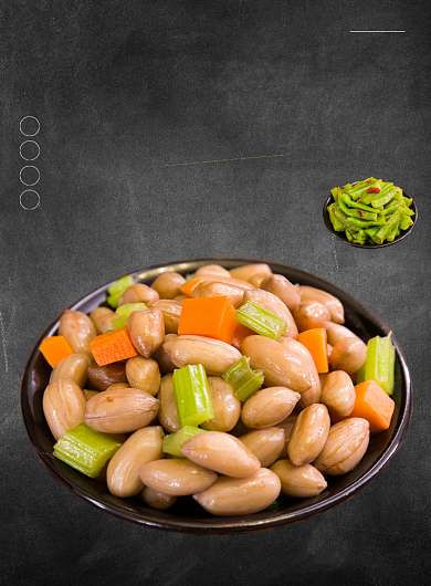 凉拌菜下酒菜美食餐饮宣传促销印刷海报背景