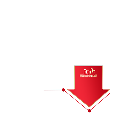 双十一狂欢盛典活动促销标签设计背景