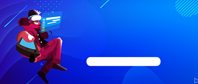 VR体验馆蓝色科技公众号首图背景