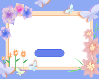 鲜花特惠促销紫色卡通小程序封面背景