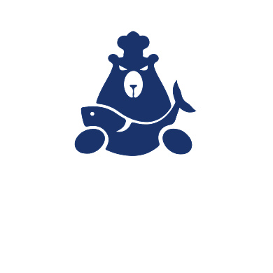 餐饮厨师餐厅鱼LOGO背景