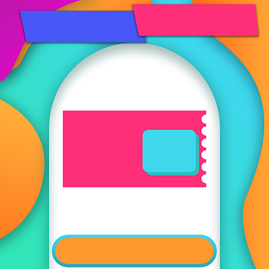 关注店铺收藏有礼红包优惠券行业通用背景