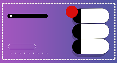 蓝紫色简约骨折促销优惠券满减钻展背景