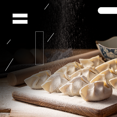 餐饮美食水饺饿了么主图背景