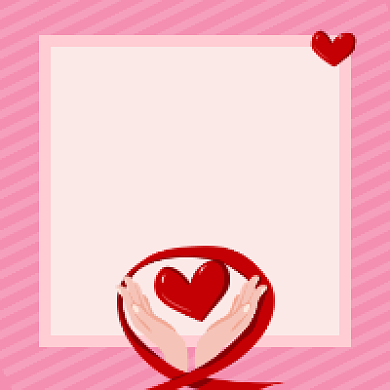 世界艾滋病日粉色清新公众号次图背景